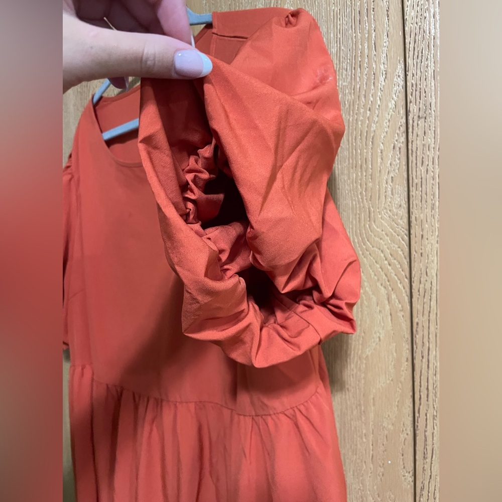 SHEIN burnt orange dress XXL